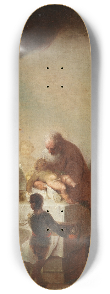 Johann Zick - Presentation in the temple 8.25 inch art skate deck