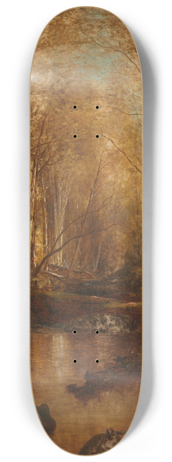 Jervis McEntee - Autumn in the Catskills 8.25 inch art skate deck