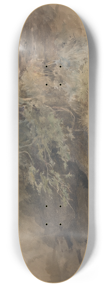 John Absolon - Trees by a Pool 8.25 inch art skate deck