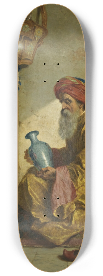 John Adam Houston - Inspecting The Vase 8.25 inch art skate deck