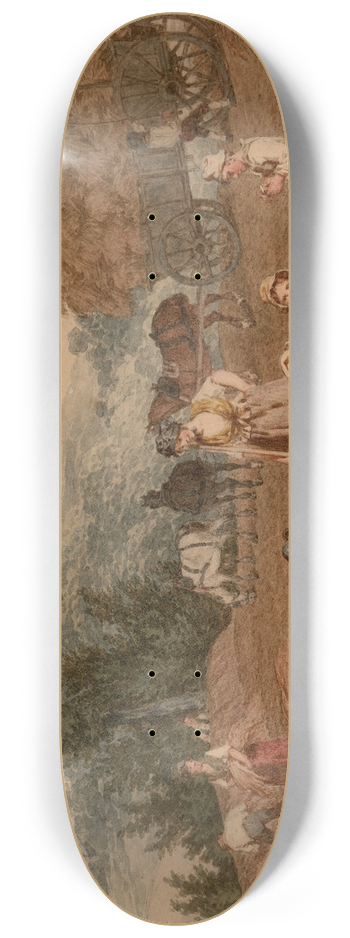 John Augustus Atkinson - Harvesters 8.25 inch art skate deck