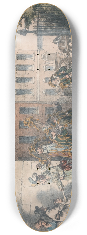 John Augustus Atkinson - May Day 8.25 inch art skate deck
