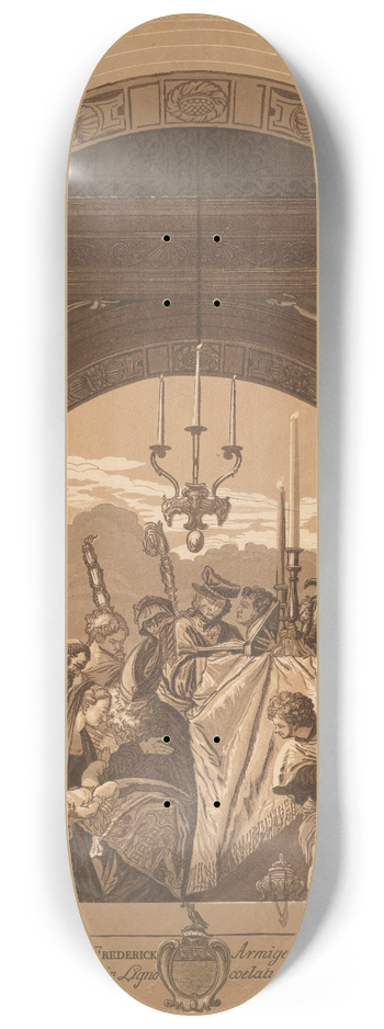 John Baptist Jackson - The Presentation in the Temple 8.25 inch art skate deck
