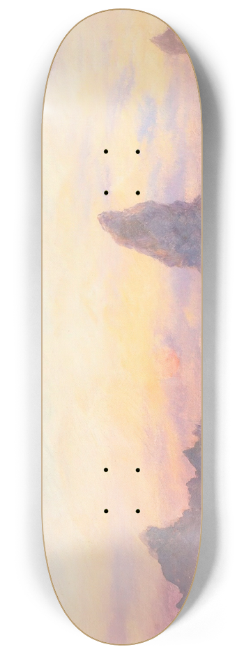 John Brett - The Cornish Coast Near Newquay 8.25 inch art skate deck