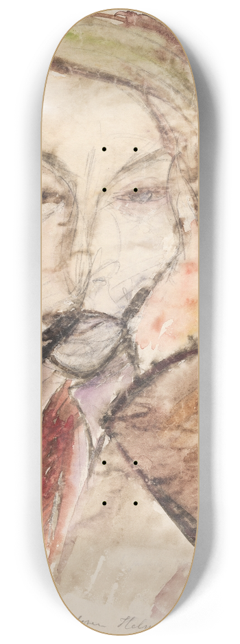 John Christensen - Portrt af maleren Helmuth Thomsen 8.25 inch art skate deck