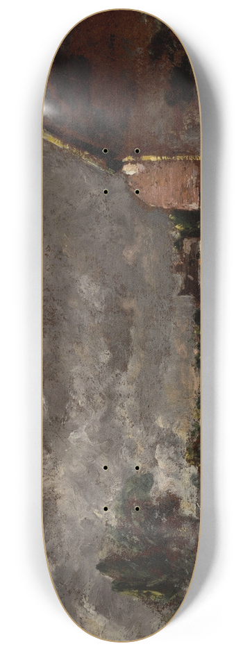 John Constable - A View on the Banks of the River Stour 8.25 inch art skate deck