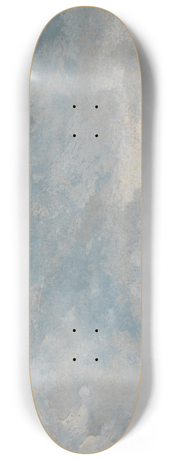 John Constable - Coastal Scene with Cliffs 8.25 inch art skate deck