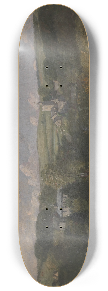 John Constable - Osmington Village 8.25 inch art skate deck