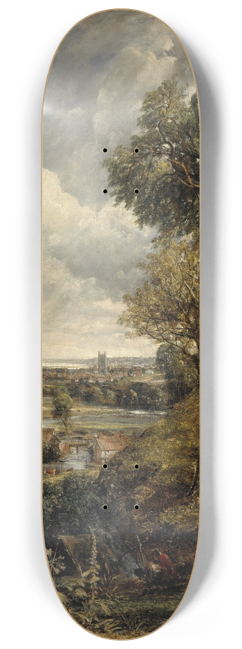 John Constable - The Vale of Dedham 8.25 inch art skate deck