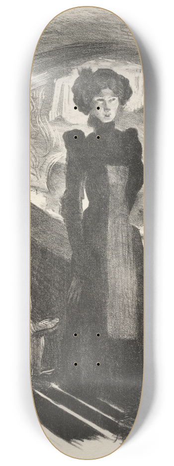 John Copley - The Programme Seller 8.25 inch art skate deck