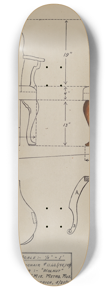 John Dieterich - Chair 8.25 inch art skate deck