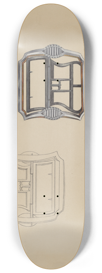 John Dieterich - Shoe Buckles 8.25 inch art skate deck