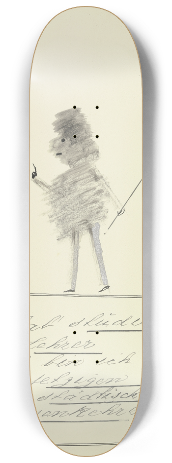John Elsas - Ich hab studiert als Lehrer  8.25 inch art skate deck