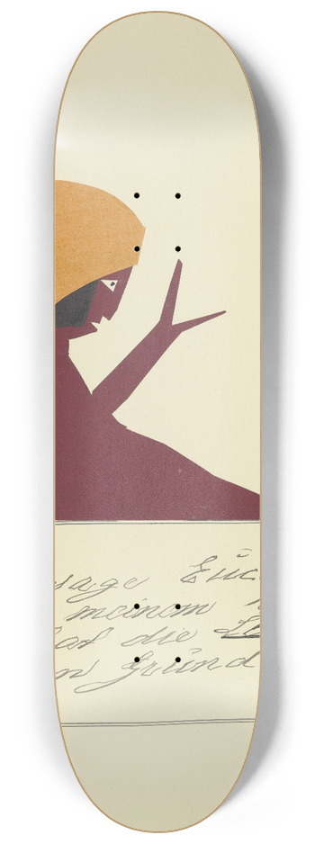 John Elsas - Ich sage Euch mit meinem Mund  8.25 inch art skate deck