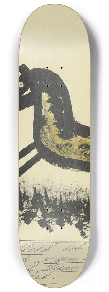 John Elsas - Ungesattelt ist ein Pferd  8.25 inch art skate deck