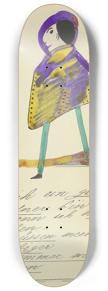 John Elsas - Weil ich ein grosser Schuldner bin  8.25 inch art skate deck