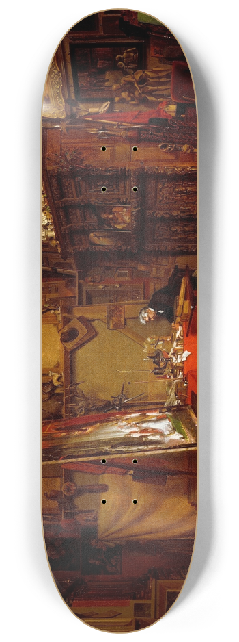 John Ferguson Weir - An Artists Studio 8.25 inch art skate deck