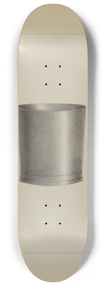 John Garay - Pewter Beaker 8.25 inch art skate deck