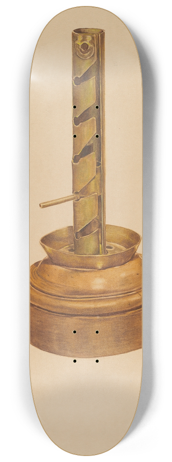 John Hall - Candlestick 8.25 inch art skate deck