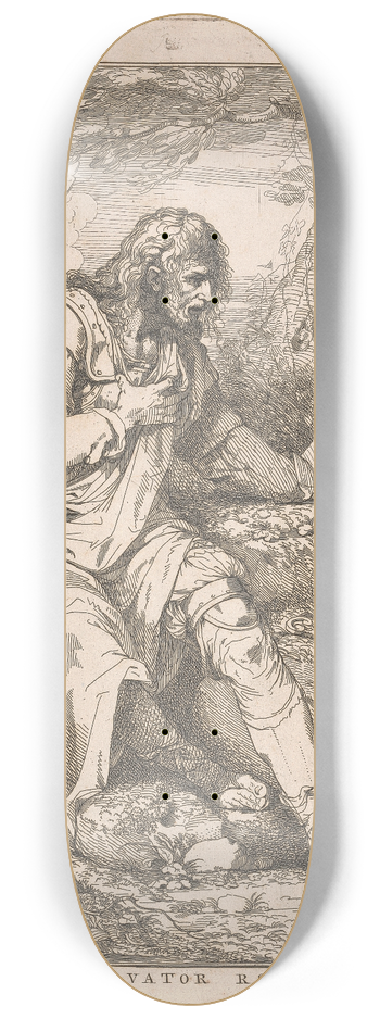 John Hamilton Mortimer - Salvator Rosa 8.25 inch art skate deck