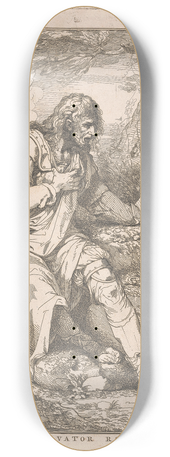 John Hamilton Mortimer - Salvator Rosa 8.25 inch art skate deck