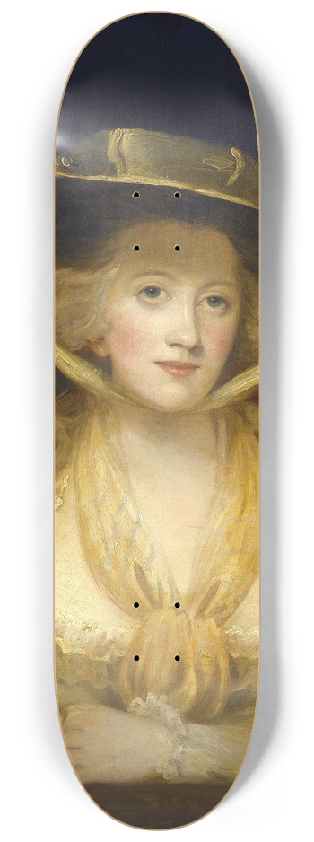 John Hoppner - Lady Cunliffe 8.25 inch art skate deck