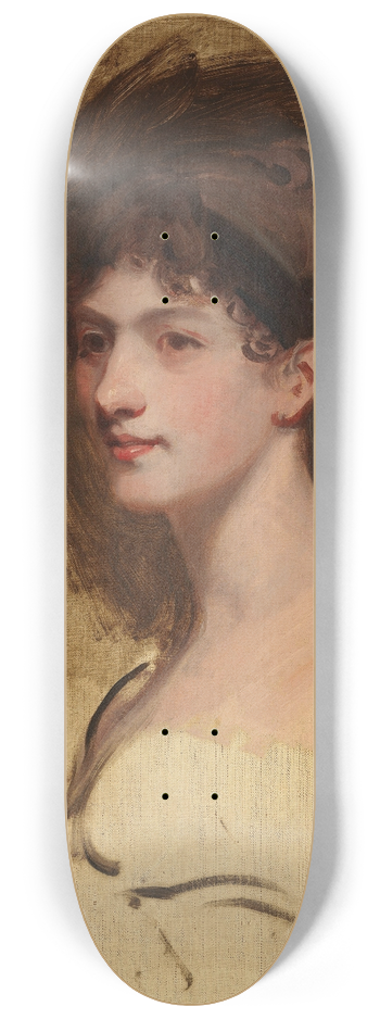 John Hoppner - Lady Hester King 8.25 inch art skate deck