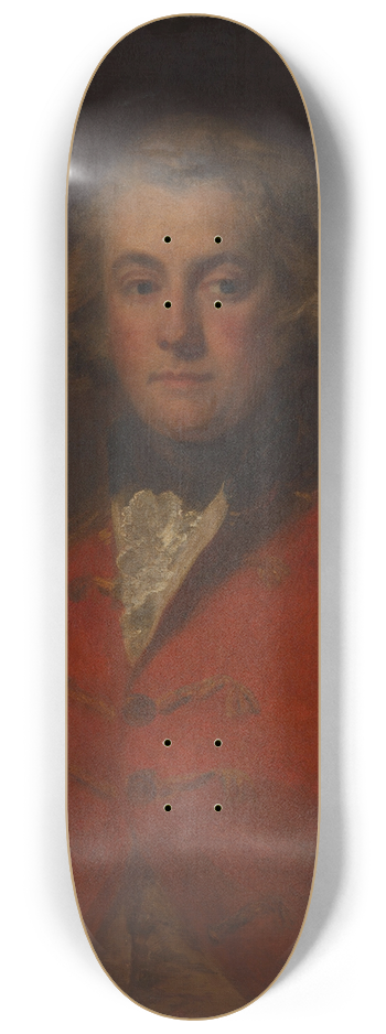 John Hoppner - Major Thomas Pechell (17531826) 8.25 inch art skate deck