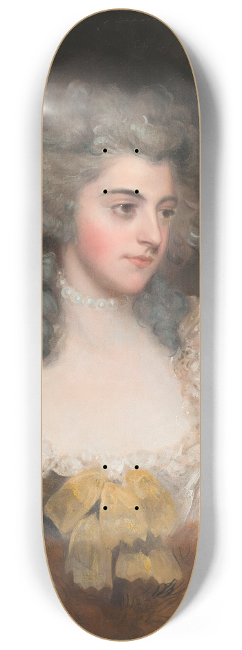 John Hoppner - Susannah Edith, Lady Rowley 8.25 inch art skate deck
