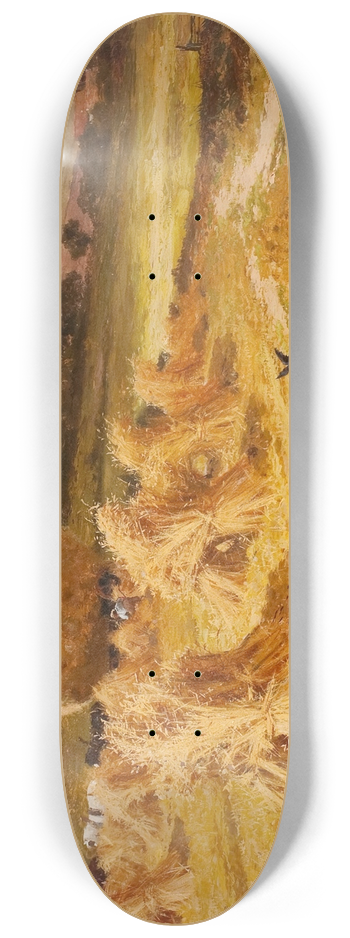 John Horace Hooper - Cornfields near Hastings 8.25 inch art skate deck