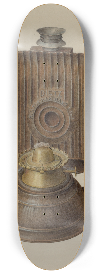 John H. Tercuzzi - Tubular Hand Lamp 8.25 inch art skate deck