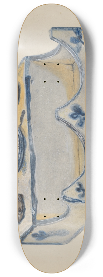 John Jordan - Pottery Ink Stand 8.25 inch art skate deck