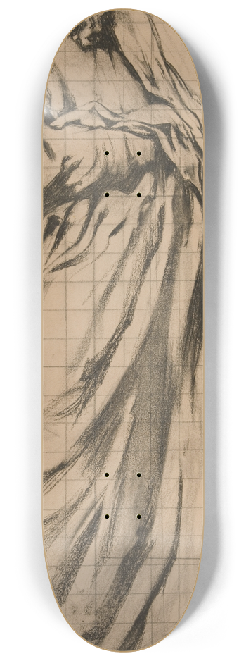 John La Farge - Study for Trinity Church;Jeremiah 8.25 inch art skate deck