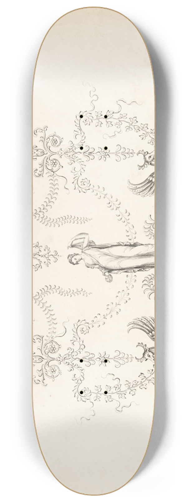 J. Hulme - Design for Panel Decoration 8.25 inch art skate deck