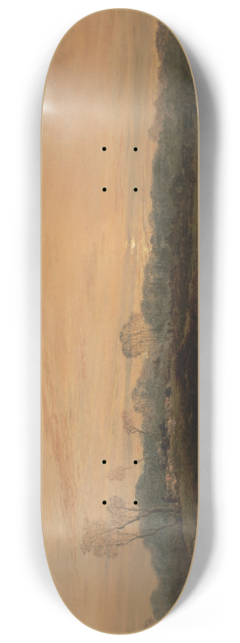 John Linnell - Evening, Bayswater 8.25 inch art skate deck