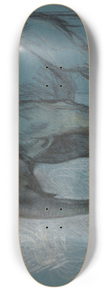 John Macallan Swan - Study of an Elephant 8.25 inch art skate deck