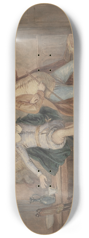John Massey Wright - Twelfth Night 8.25 inch art skate deck