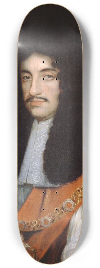 John Michael Wright - Charles II 8.25 inch art skate deck