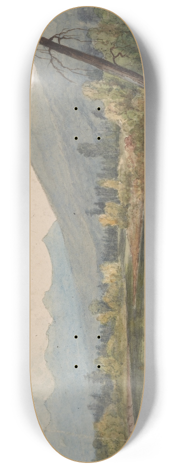 John Mix Stanley - Bitterroot River near FortOwen 8.25 inch art skate deck