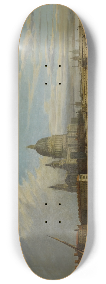 John Paul - View of London Bridge 8.25 inch art skate deck
