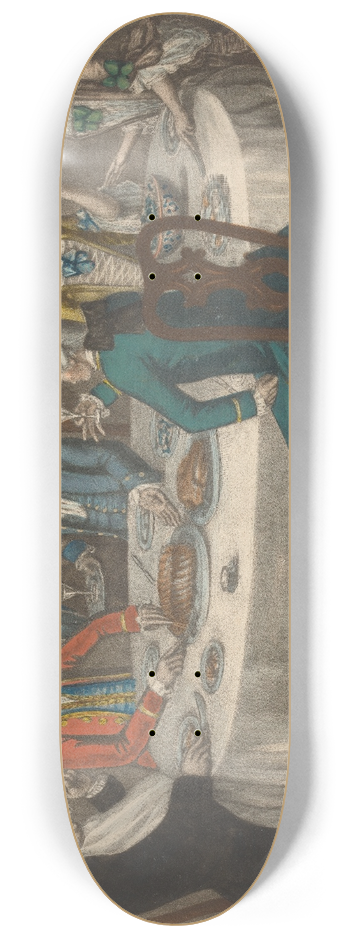 John Raphael Smith - The Prodigal Son Feasted on His Return 8.25 inch art skate deck