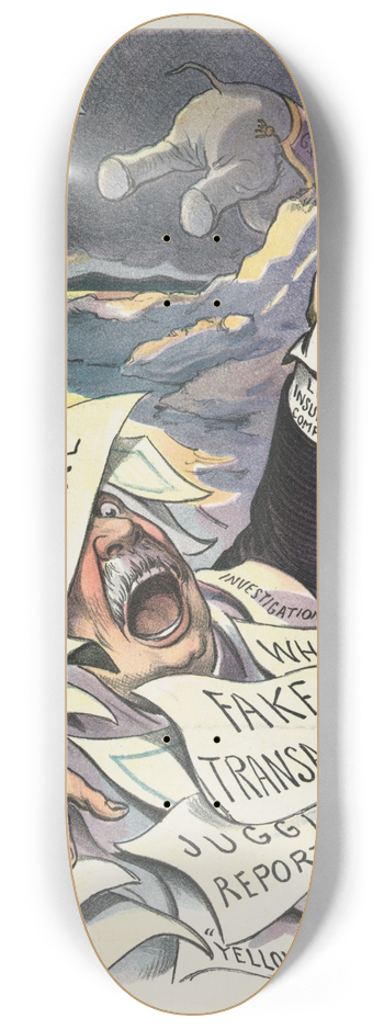 John Samuel Pughe - Wheres my square deal 8.25 inch art skate deck