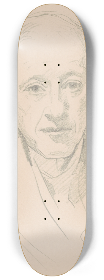 John Singer Sargent - Bust of a Man 8.25 inch art skate deck