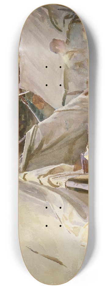 John Singer Sargent - Camp at Lake OHara 8.25 inch art skate deck