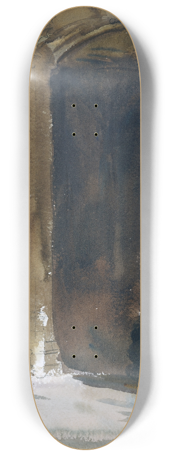 John Singer Sargent - Cathedral Interior 8.25 inch art skate deck