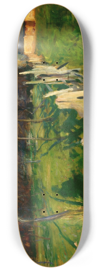 John Singer Sargent - Home Fields 8.25 inch art skate deck