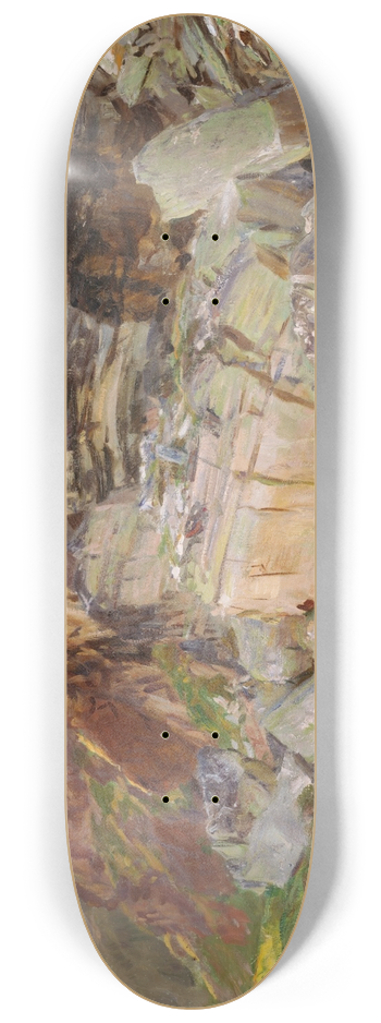 John Singer Sargent - In the Simplon Valley 8.25 inch art skate deck