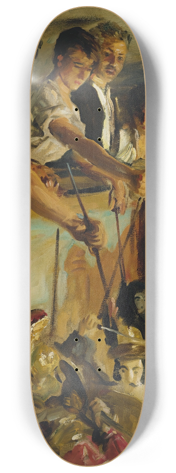 John Singer Sargent - Marionettes 8.25 inch art skate deck