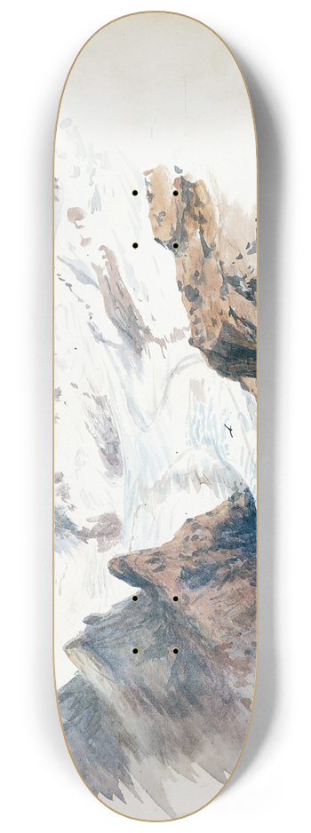 John Singer Sargent - Monte Rosa from Hornli, Zermatt 8.25 inch art skate deck