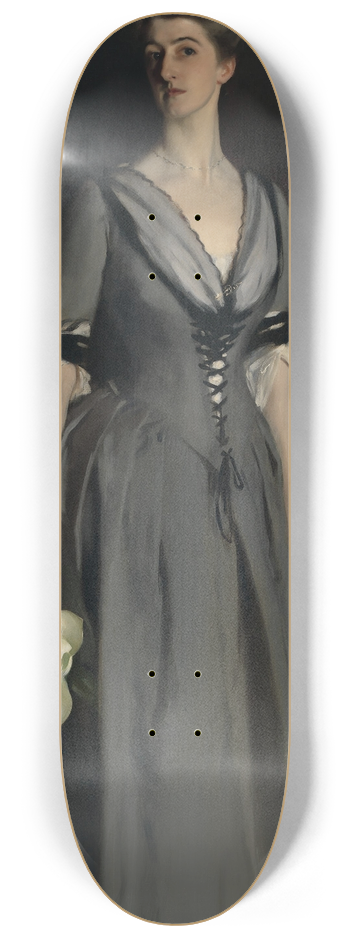 John Singer Sargent - Mrs. Albert Vickers (Edith Foster) 8.25 inch art skate deck